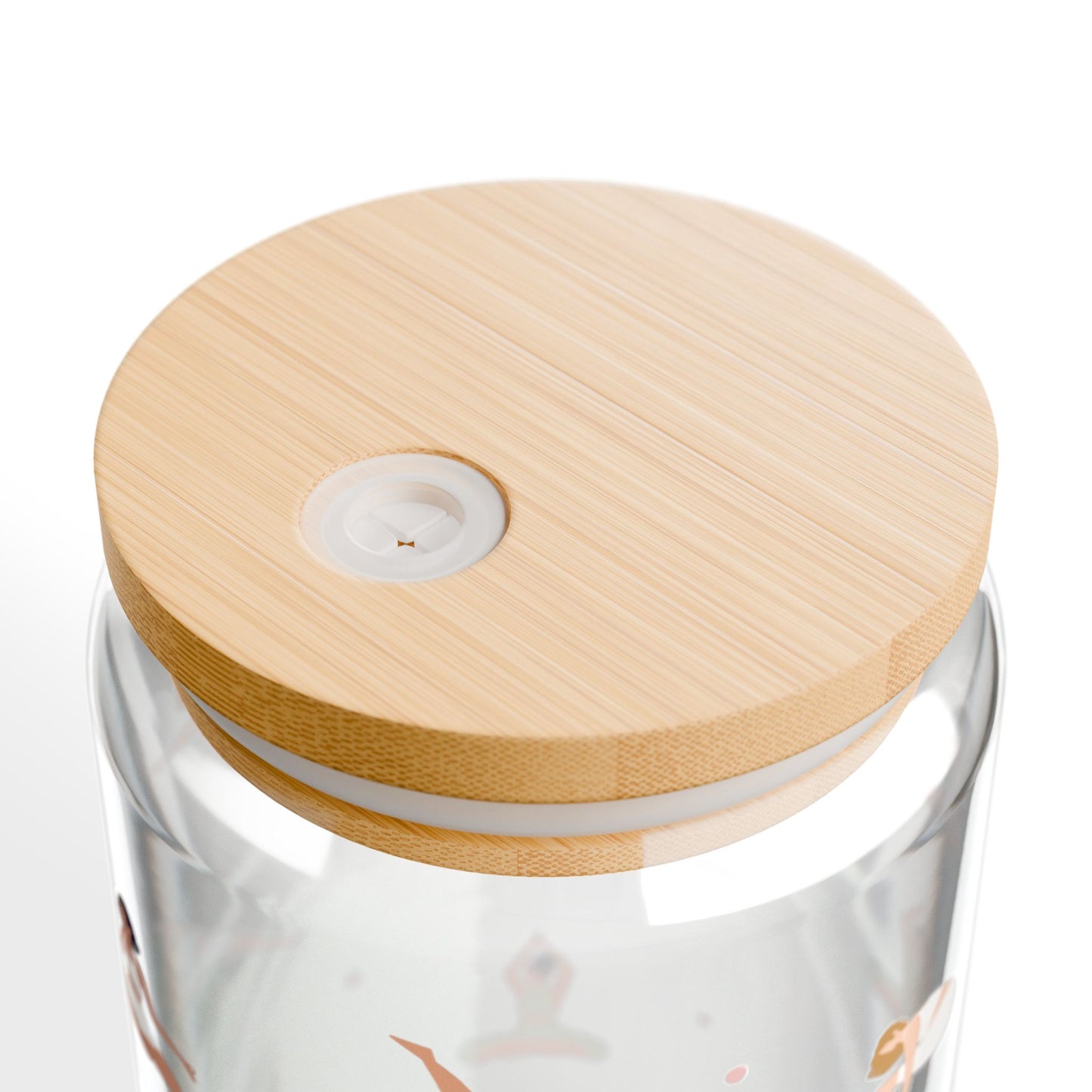 Inhale, Exhale, Repeat Glass Cup